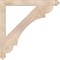 Ekena Millwork Olympic Arts & Crafts Smooth Bracket, Douglas Fir, 3 1/2"W x 40"D x 40"H BKT04X40X40OLY03SDF - alternate 4